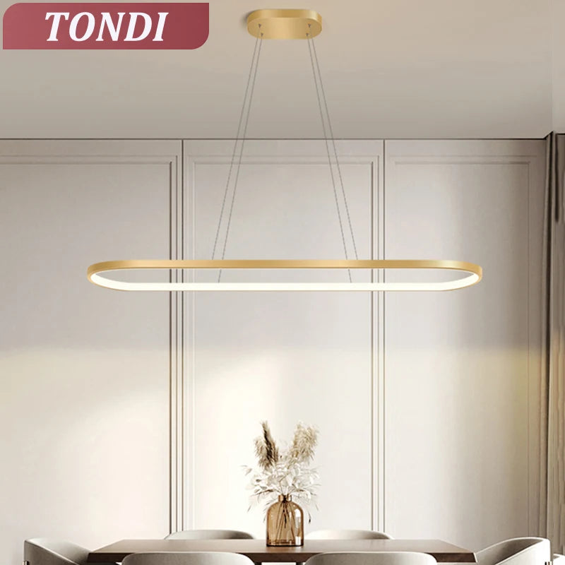 Zora Cove Aluminum Chandelier Dimmable