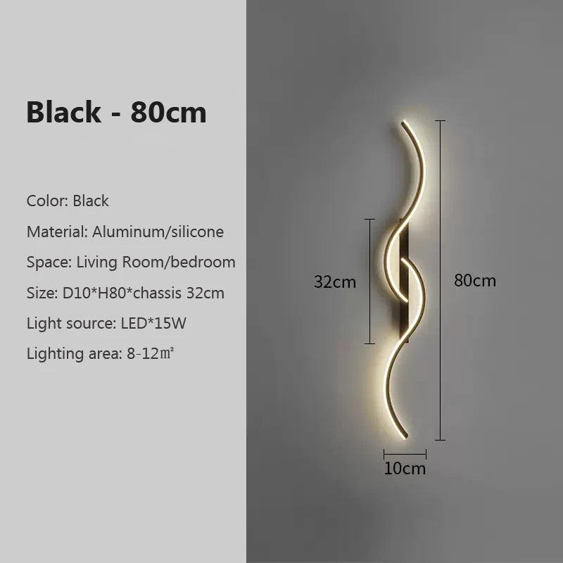Helios Long Linear LED Wall Sconce for Living Room – Minimalist