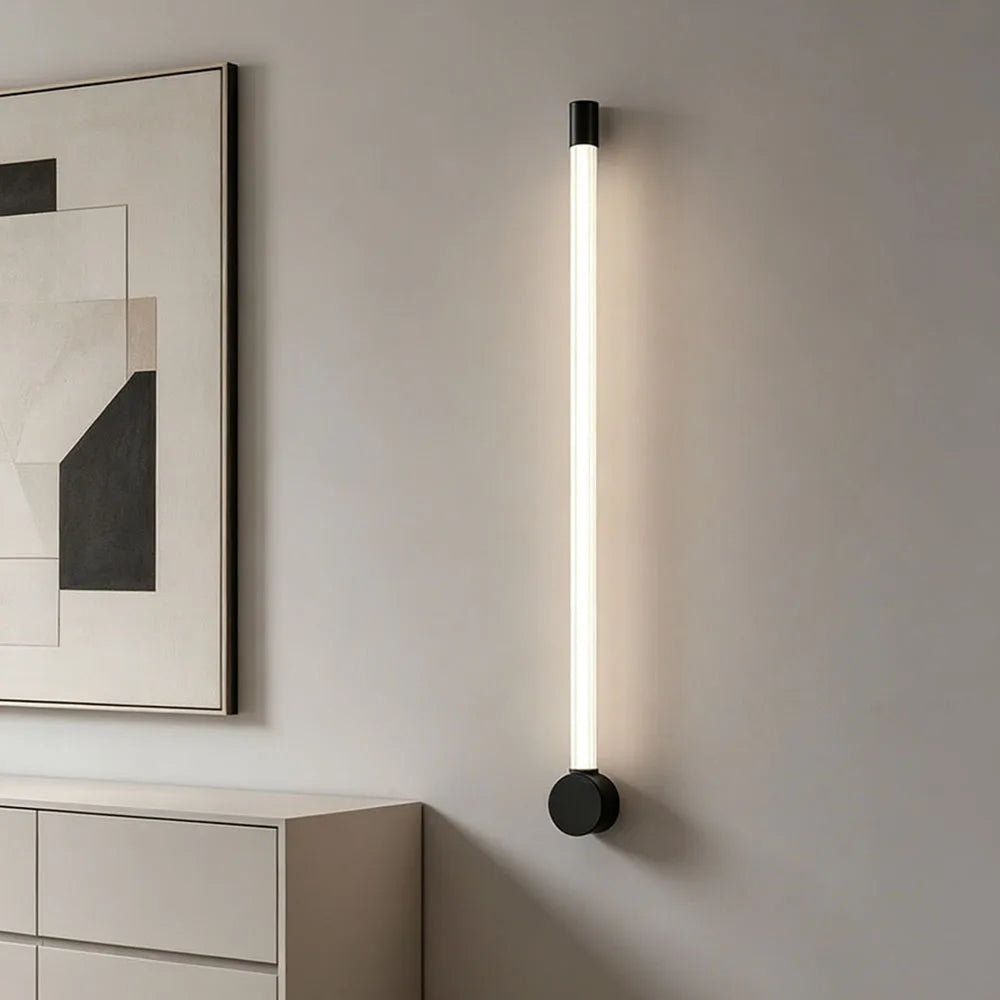 Brass & Acrylic Linear LED Bathroom Vanity & Mirror Light – Modern LED Linear for Bathroom | Aurelle Line by Evenlyr