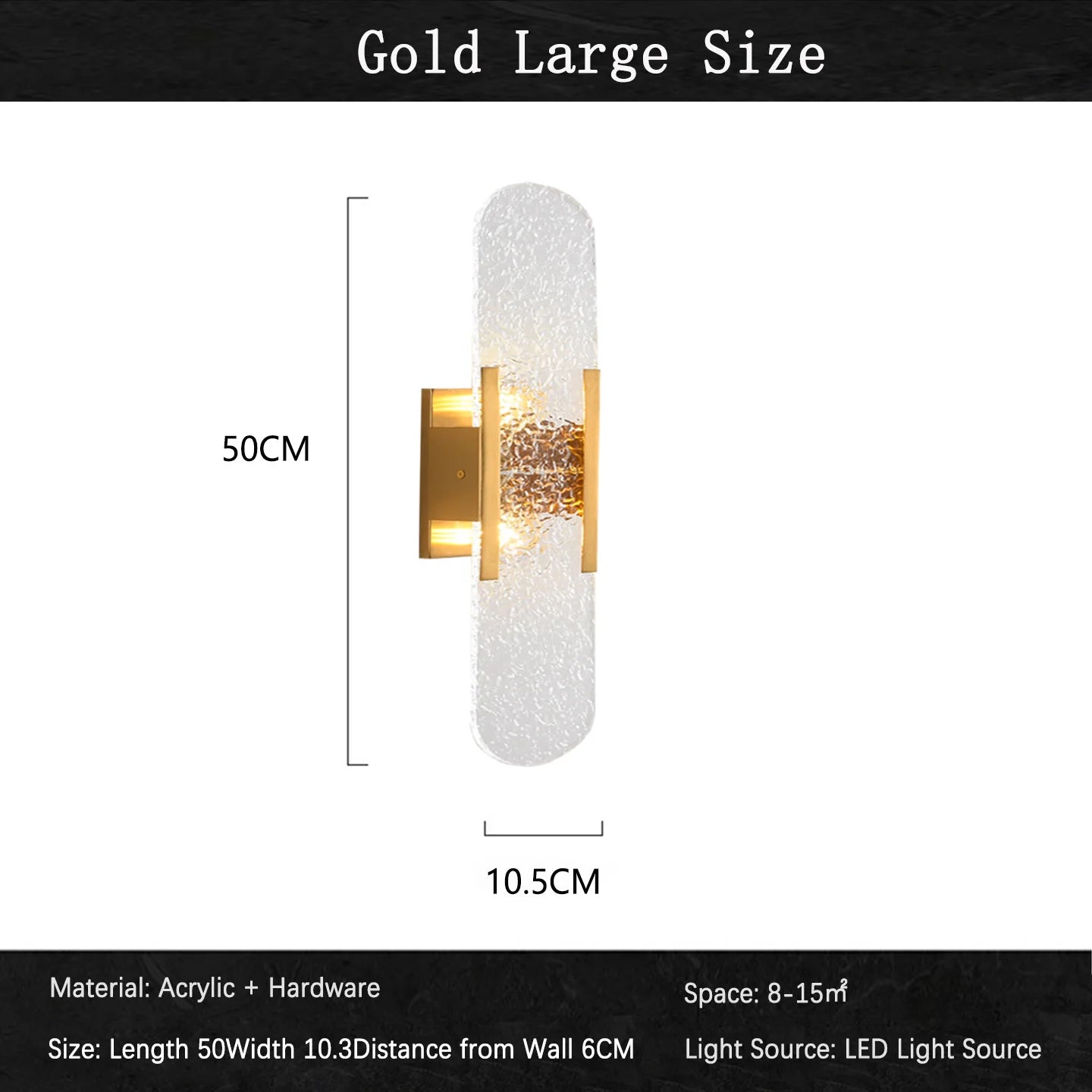 Kaia Ribbon Marble Wall Sconce – Nordic – product detail 7