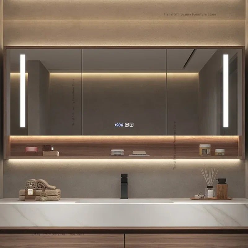 Giselle Halo Wood Indoor Light – Nordic Wood Indoor Lighting for Bathroom