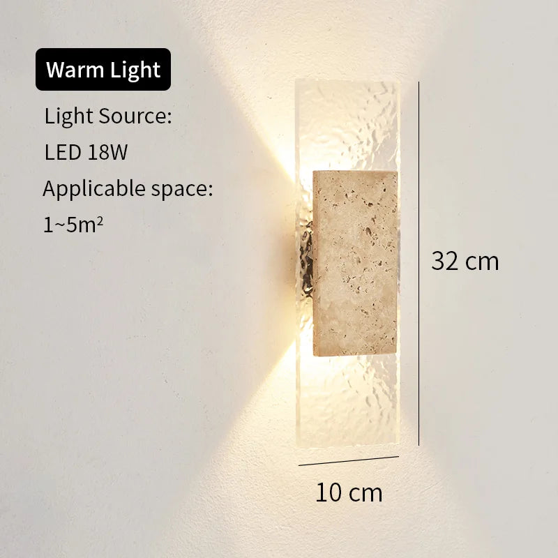Elara 18W Linear Outdoor Wall Light for Exterior Wall – Stone