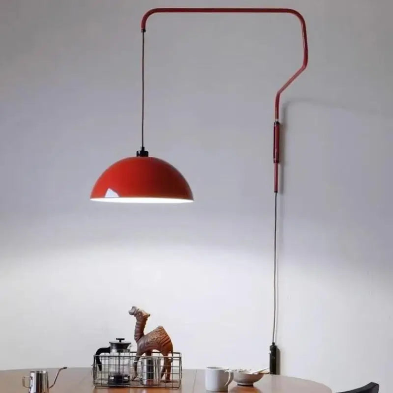 Cyrene Arc Swing-Arm Metal Wall Sconce – product view 3