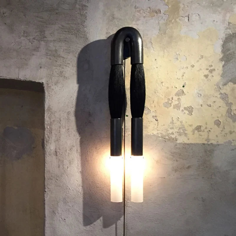 Lunet Halo Fabric Wall Sconce – product view 2