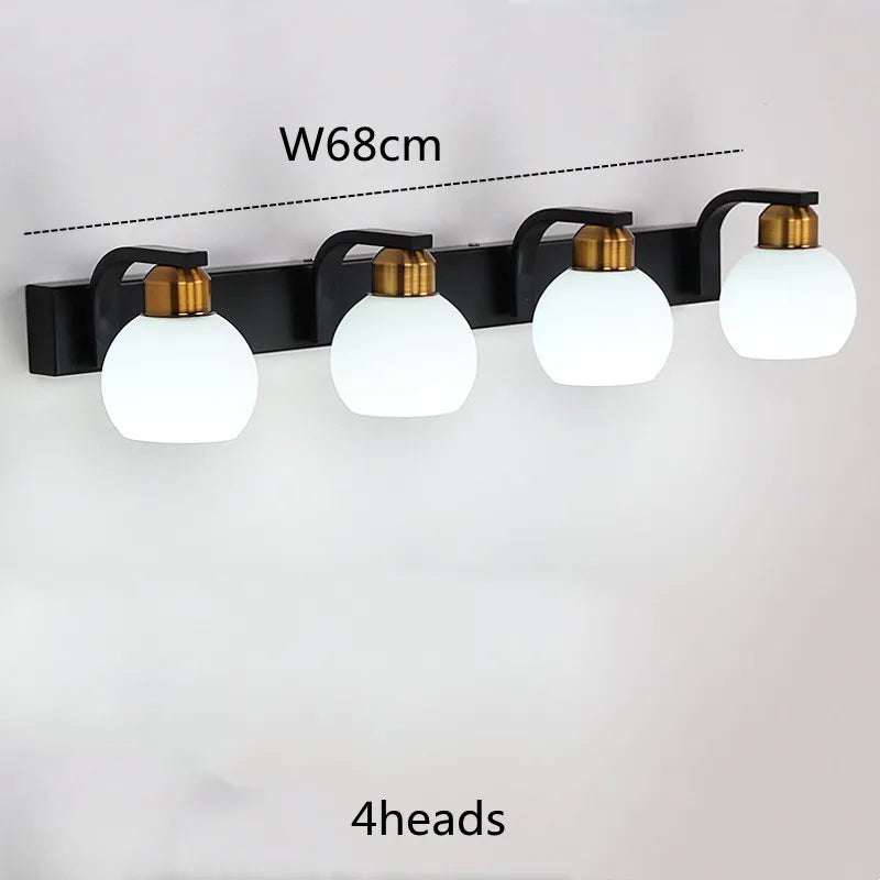 Helios Crystal LED Bathroom Mirror Light for Vanity Area – Stainless Steel