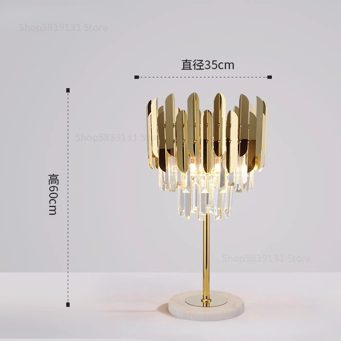 Lune Crown Glass Floor Lamp – Nordic – product detail 7