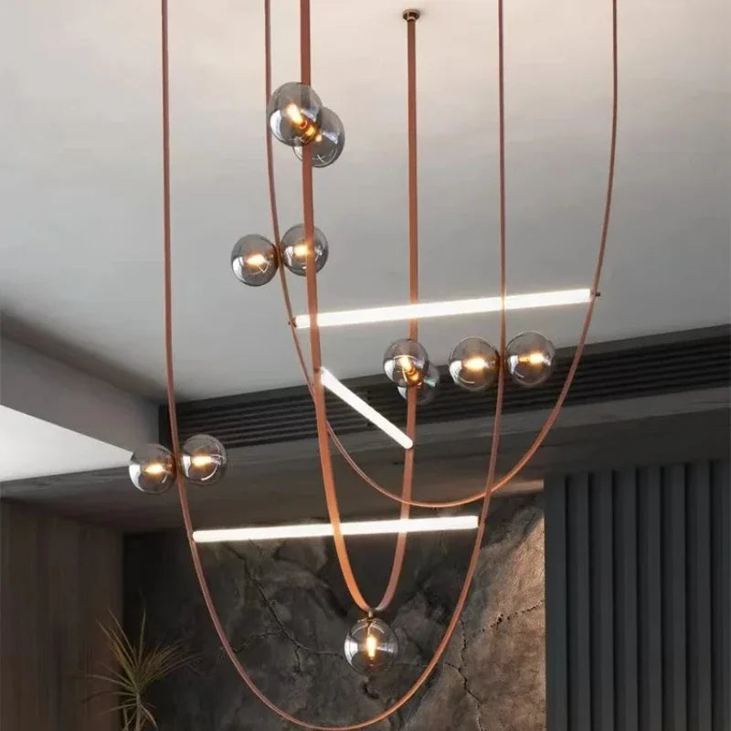 Nola Glow Glass Pendant Light – Modern – product detail 3