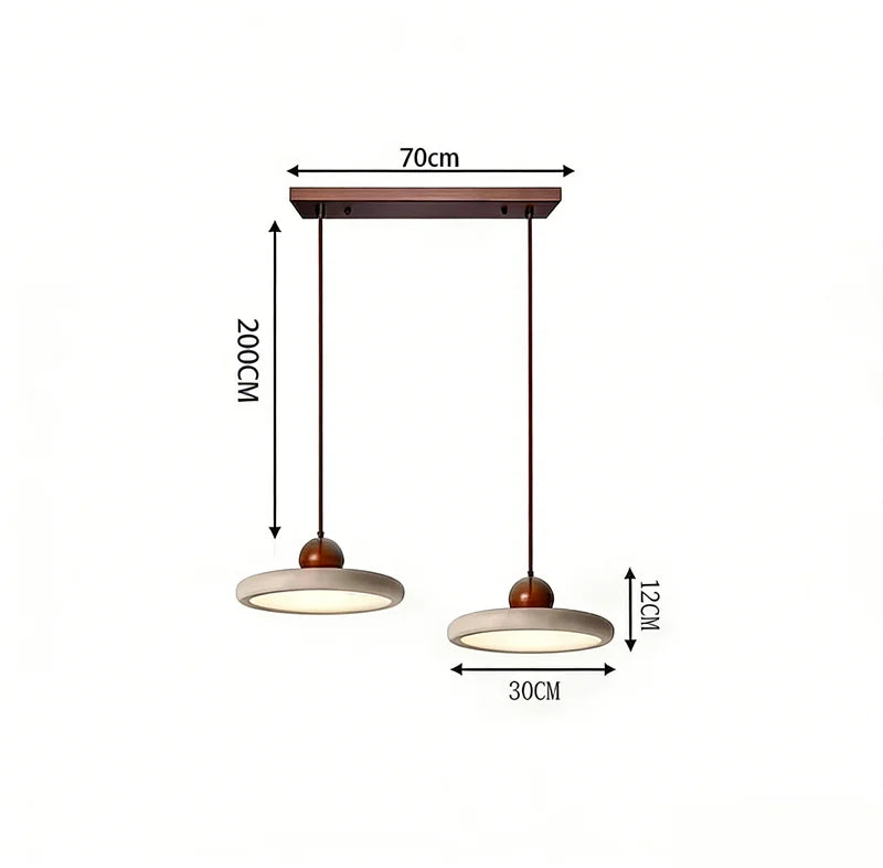 Amaris Veil Travertine Pendant Light – product view 12