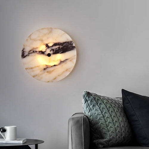 Cyrene Veil Alabaster Wall Sconce – product view 2