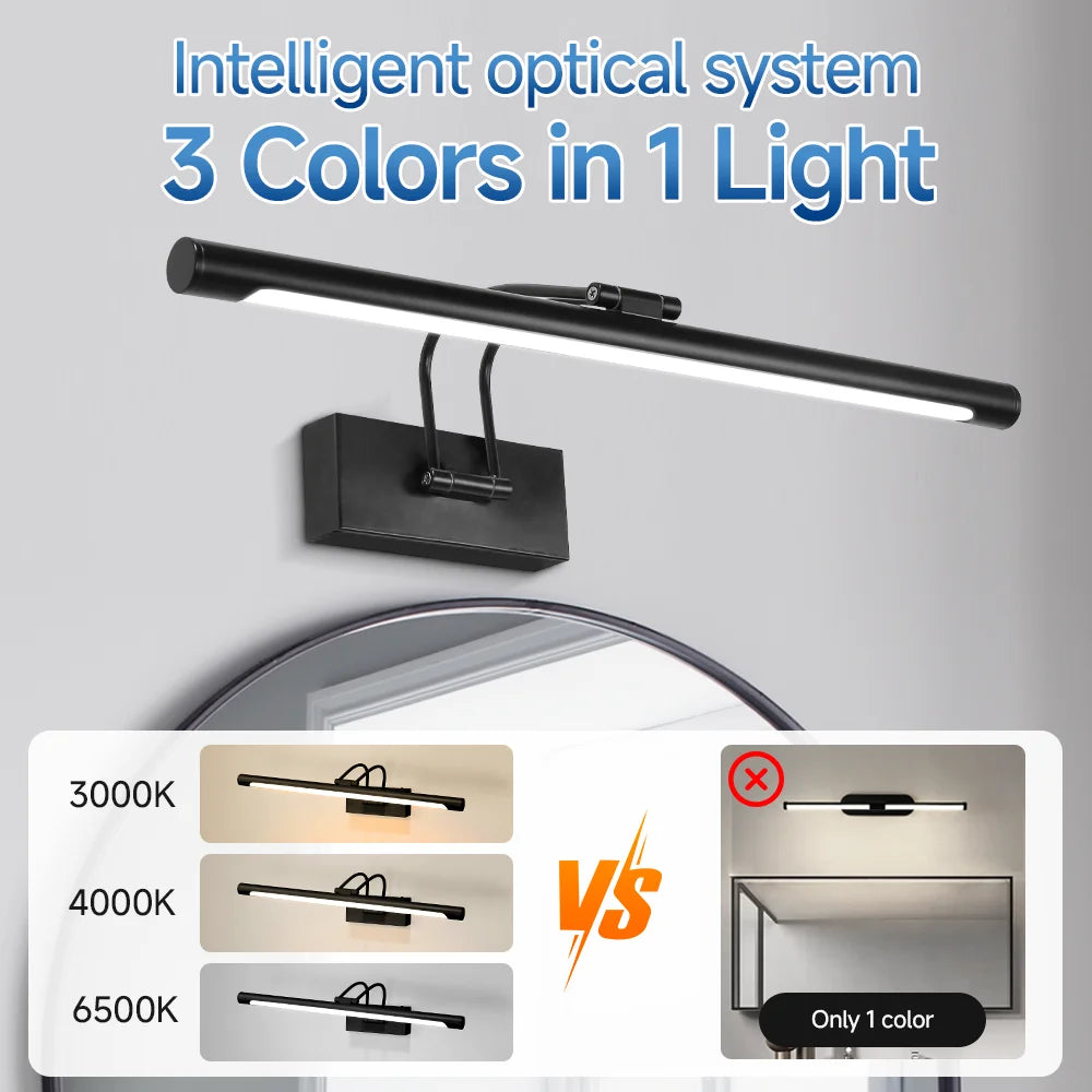 Aurelia 15W IP65 Bathroom Mirror Light – 40/50cm