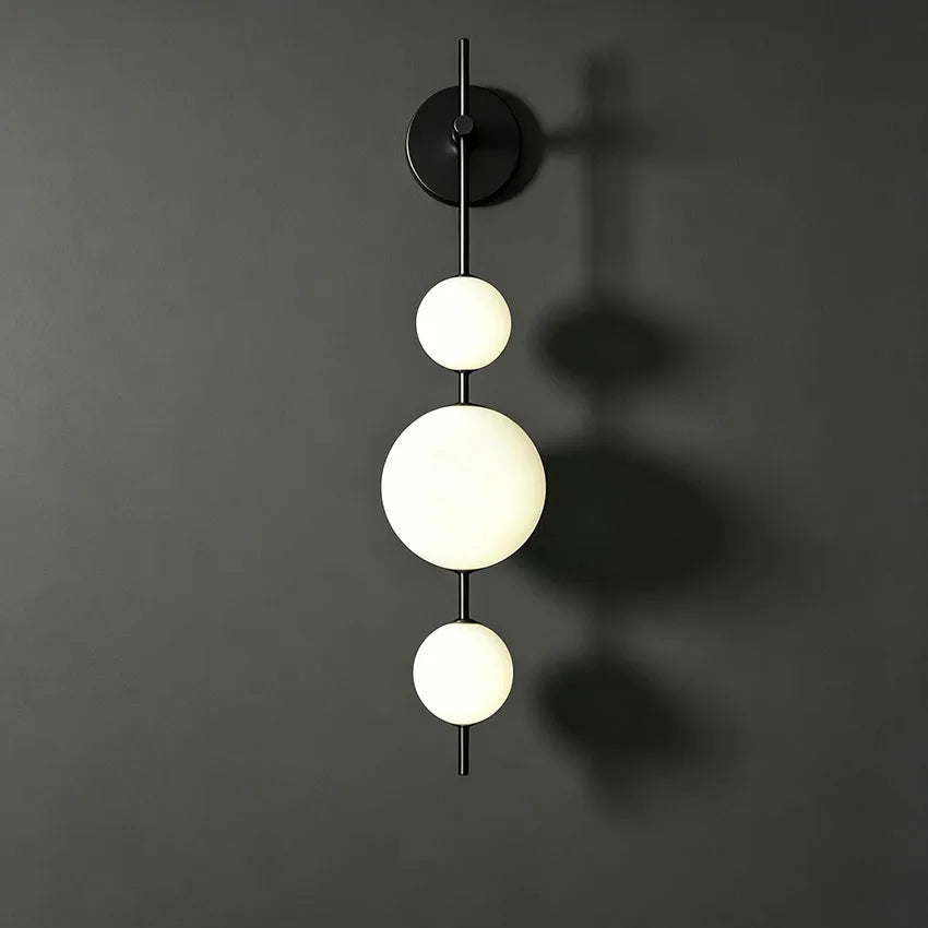 Metal Globe Wall Sconce – Modern LED for Bedroom & Bedside, Hallway & Entryway, Living Room | Selene Crest by Evenlyr