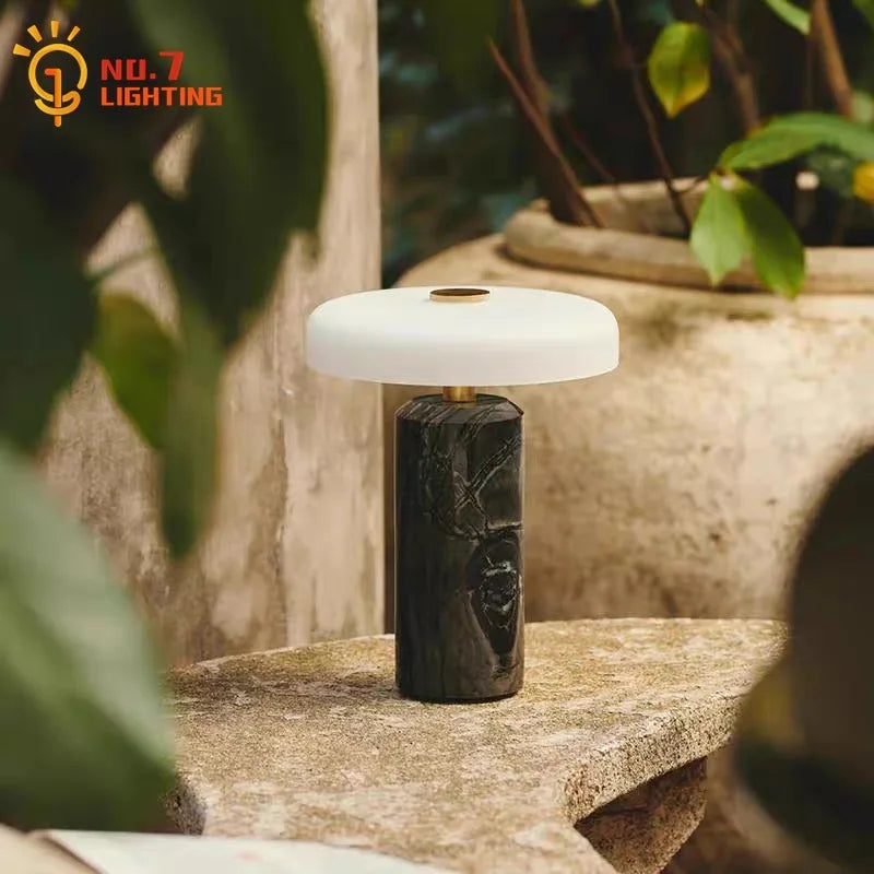 Niva Wisp Marble Desk Lamp – Rechargeable – product detail 3