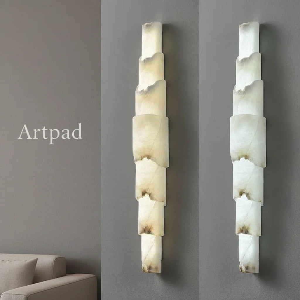 Virelle Arc Marble Wall Sconce – product view 2