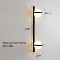 Giselle Arc Sculptural Acrylic Wall Sconce – product view 7