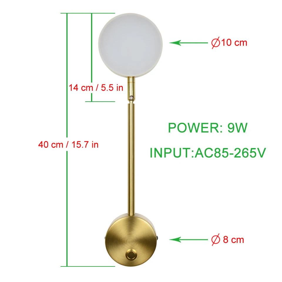 Metal Wall Sconce – Modern Minimalist for Bedroom, Dining Room, Hallway | Seraphine Dome by Evenlyr