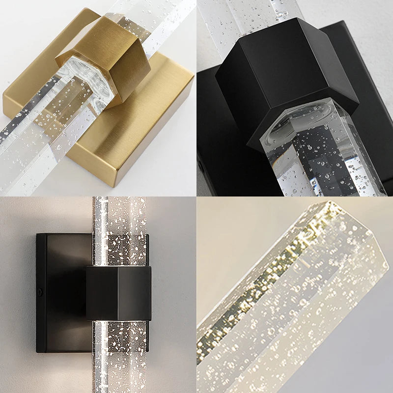 Crystal Chandelier – Modern LED for Bathroom, Bedroom & Bedside, Living Room | Evania Frame by Evenlyr