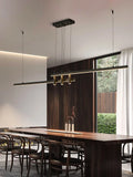 Modern Minimalist Pendant Light – Metal Linear LED for Restaurant, Trade Projects | Vivienne Dome by Evenlyr