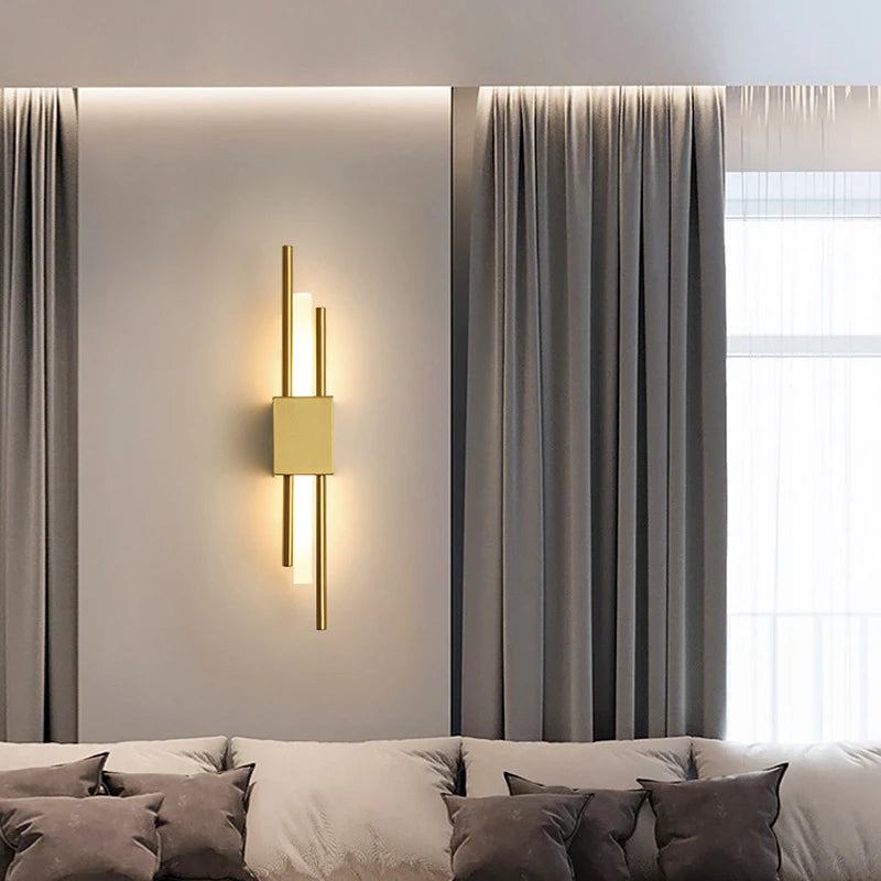 Metal Wall Sconce – Nordic Modern LED for Bathroom, Bedroom & Bedside, Hallway & Entryway | Isola Glow by Evenlyr