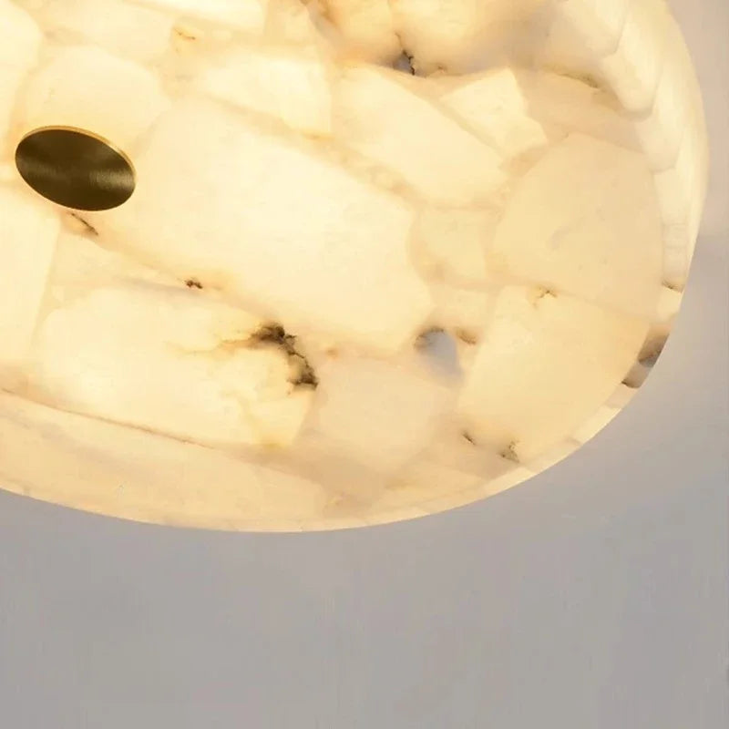 Aveline Contour Sculptural Alabaster Wall Sconce – product view 6