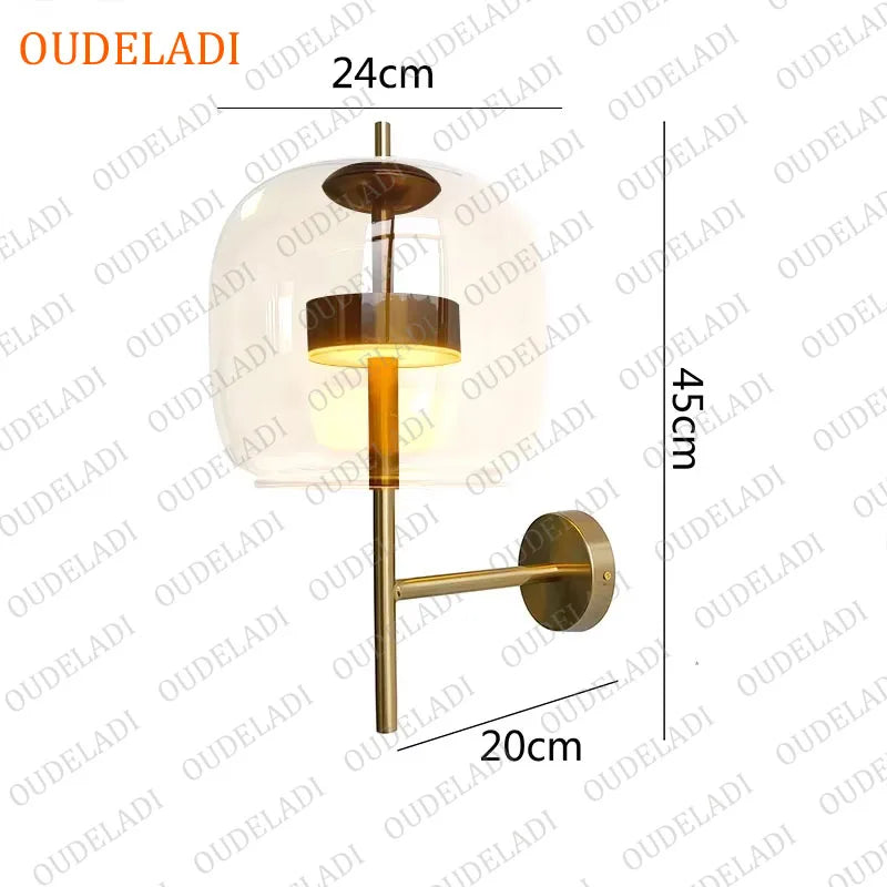 Junia Veil Glass Wall Sconce – product view 12