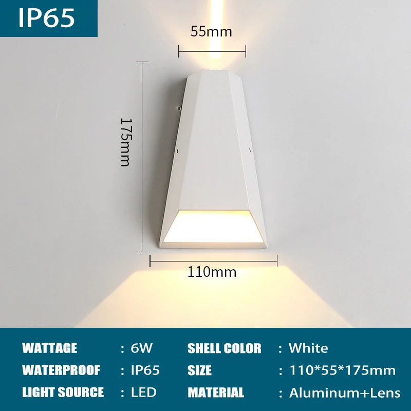 Ravena Aluminum Outdoor Wall Light for Porch – detail view 7