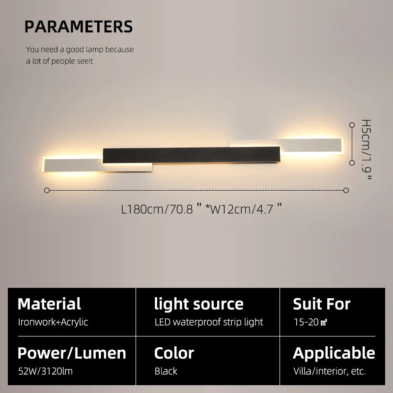 Merano IP65 Outdoor Wall Light for Garden Wall – Dimmable