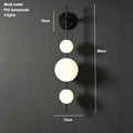 Metal Globe Wall Sconce – Modern LED for Bedroom & Bedside, Hallway & Entryway, Living Room | Evania Line by Evenlyr