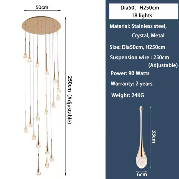 Delia Halo Crystal Chandelier – product view 15
