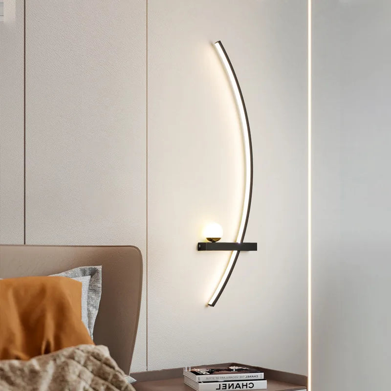 Metal Wall Sconce – Modern Minimalist Smart LED for Bedroom, Hallway, Living Room | Aviana Dome by Evenlyr