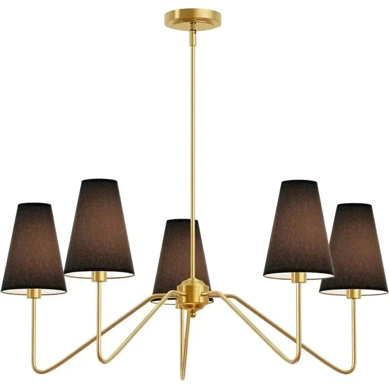 Riva Veil Fabric Chandelier – Minimalist – product detail 21