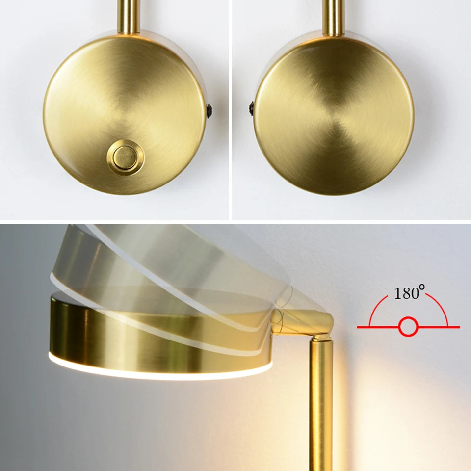 Metal Wall Sconce – Modern Minimalist for Bedroom, Dining Room, Hallway | Seraphine Dome by Evenlyr