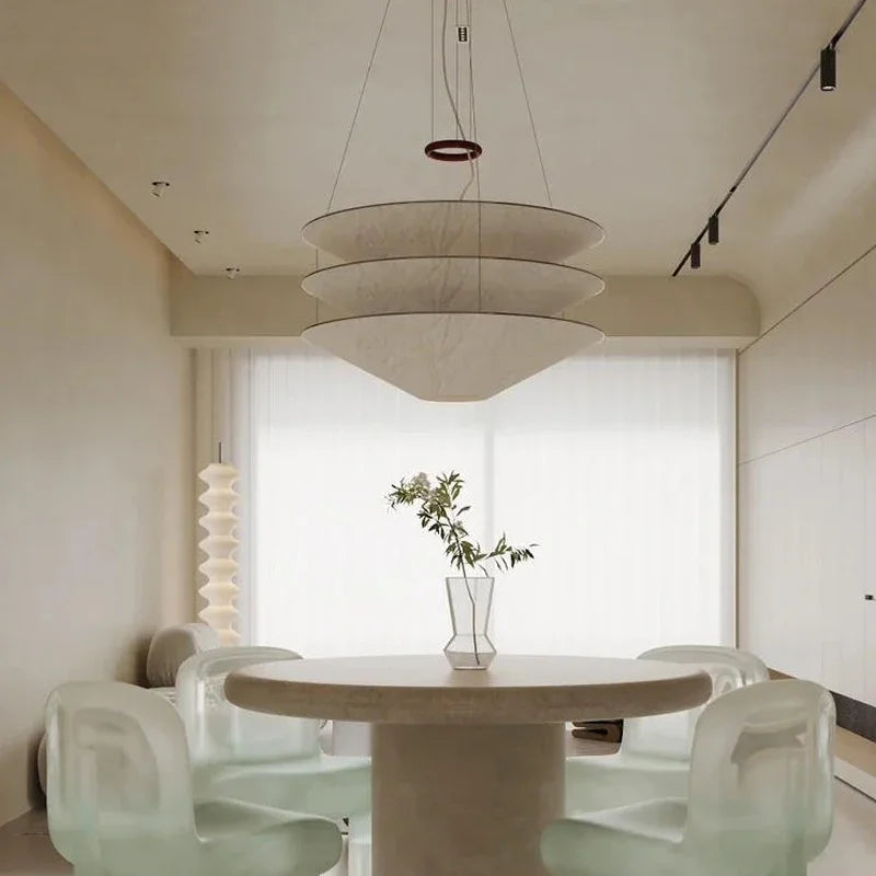 Wabi-Sabi Japanese Chandelier – Paper for Bedroom, Hotel Lobby | Maris Petal by Evenlyr