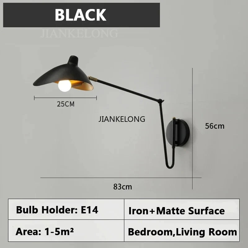Metal Linear Wall Sconce – Industrial LED Linear for Bedroom & Bedside, Hotel & Hospitality | Aveline Halo by Evenlyr