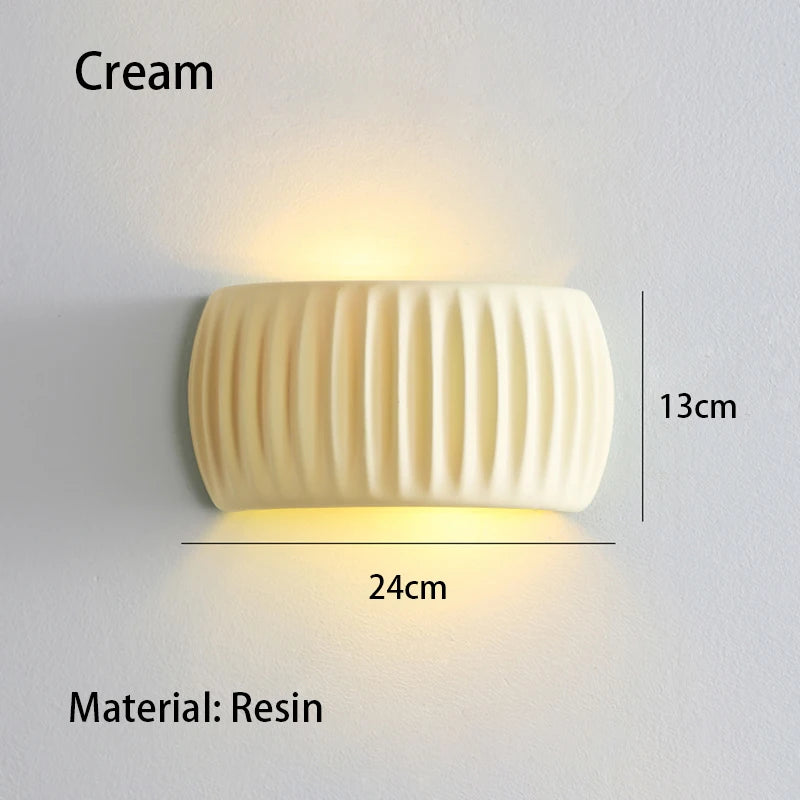 Resin Wall Sconce – Art Deco for Bedroom, Hallway, Living Room | Ophelia Beam by Evenlyr