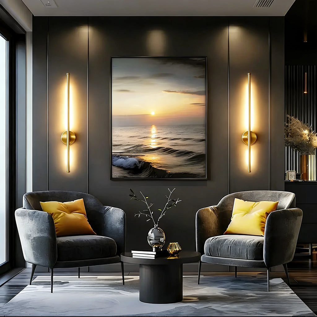 Metal Wall Sconce – Modern Minimalist Cordless Rechargeable for Bedroom, Dining Room, Hallway | Ilyra Beam by Evenlyr