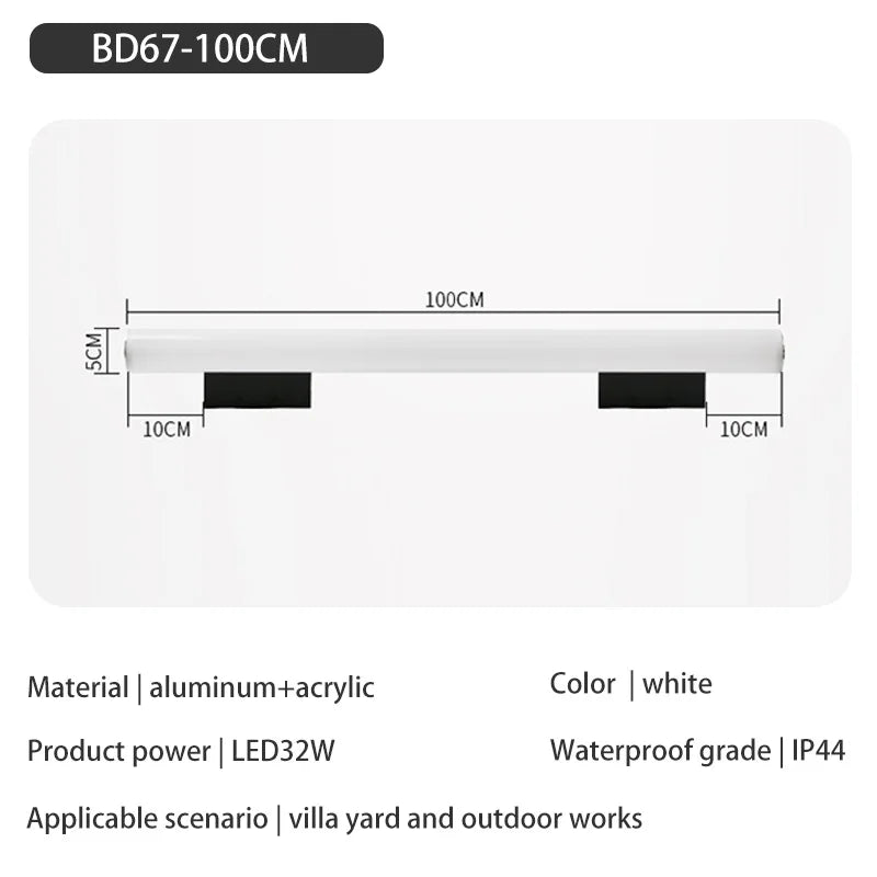 Alaric Halo Linear Aluminum Wall Sconce – product view 8
