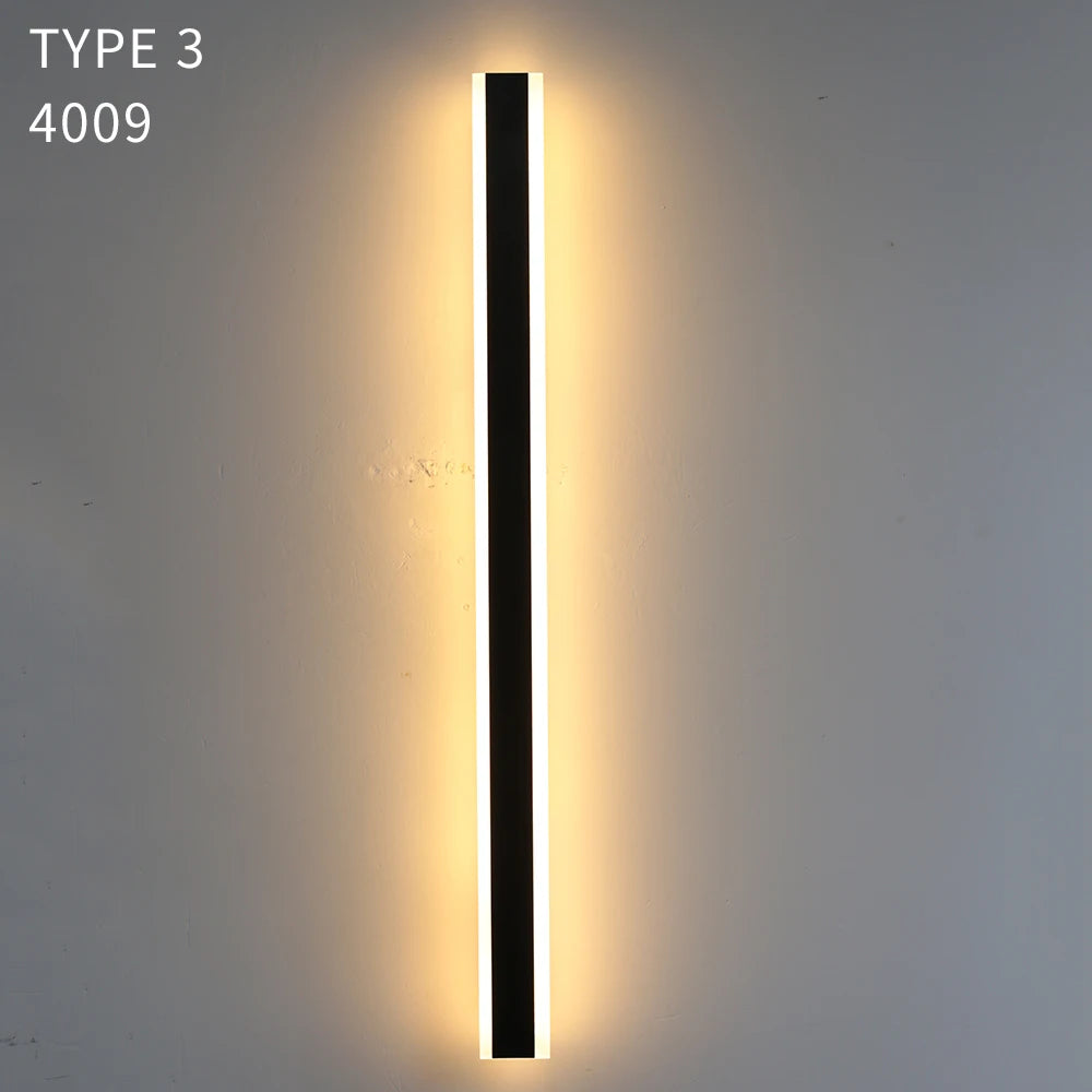 Quintara Long Aluminum Outdoor Wall Light for Porch – IP65 – detail view 10