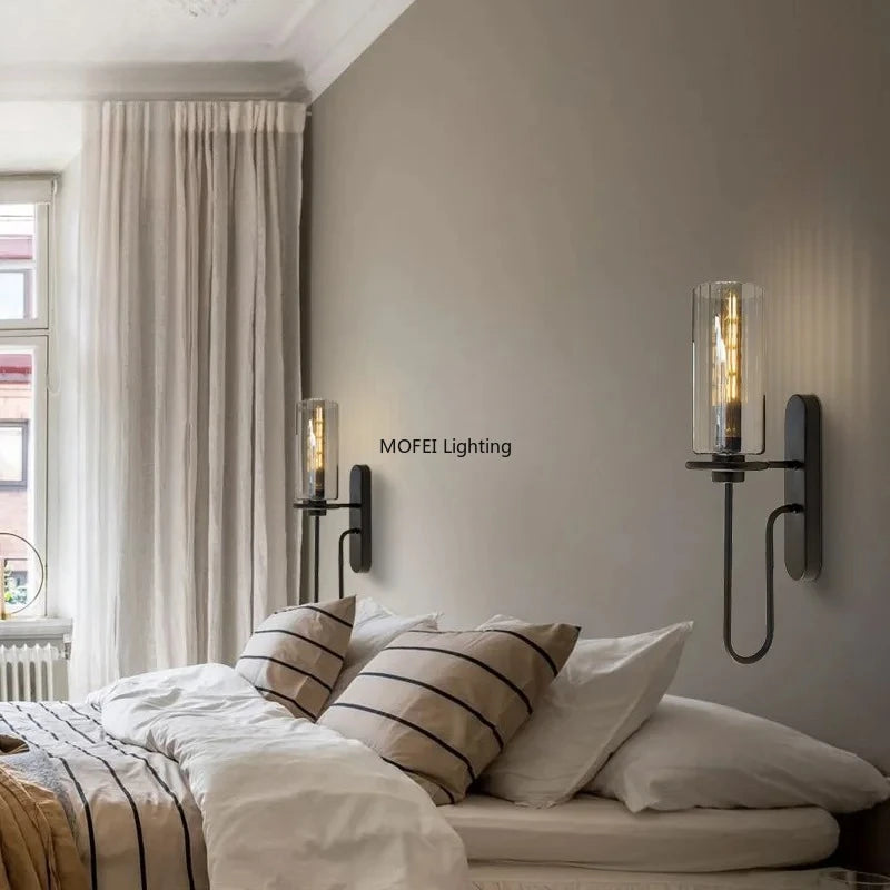 Junia Halo Glass Wall Sconce – product view 5
