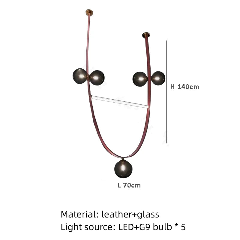 Nola Glow Glass Pendant Light – Modern – product detail 7