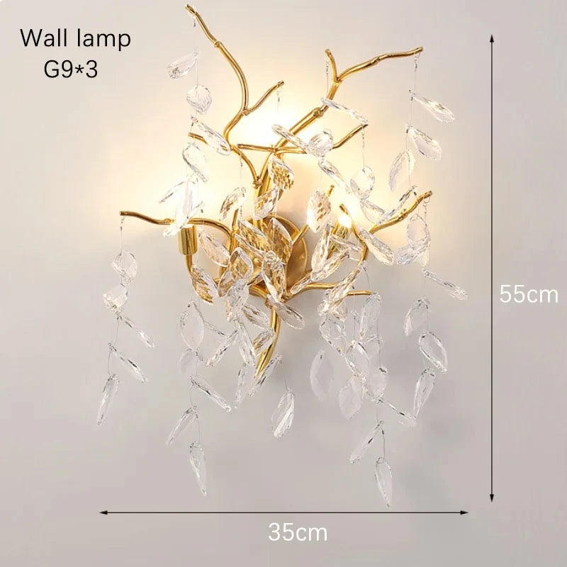 Iris Fold Crystal Chandelier – Art Deco – product detail 8
