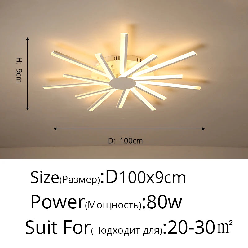Acrylic Chandelier – Modern for Bedroom & Bedside, Living Room | Alora Halo by Evenlyr