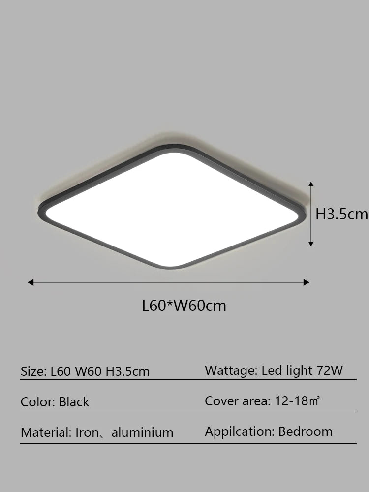 Noemi Halo Aluminum Ceiling Light