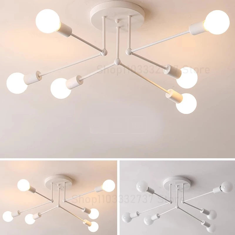 Metal Chandelier – Modern for Living Room, Dining Room & Kitchen | Alora Frame by Evenlyr
