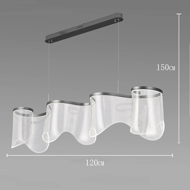 Aera Frame Acrylic Chandelier – Dimmable – product detail 7