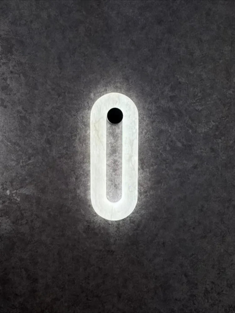 Riva Veil Marble Wall Sconce – Modern – product detail 5