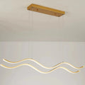 Maelis Arc Wave Aluminum Pendant Light – product view 7