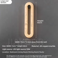 Riva Veil Marble Wall Sconce – Modern – product detail 7