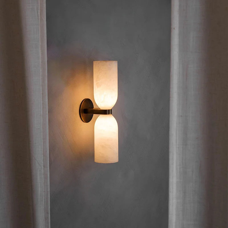 Dorian Contour Sculptural Marble Wall Sconce – product view 5