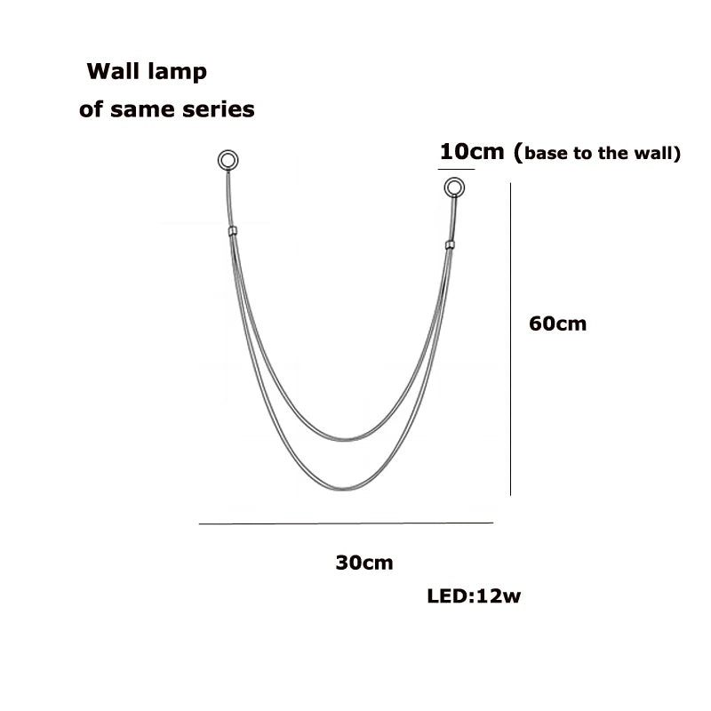 Lunet Arc Dimmable Metal Pendant Light – product view 9