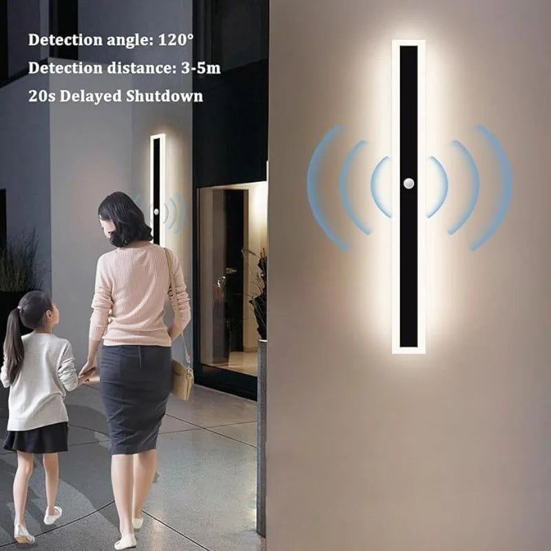 Belluno Metal Motion Sensor Outdoor Wall Light for Front Door – IP65 – detail view 4